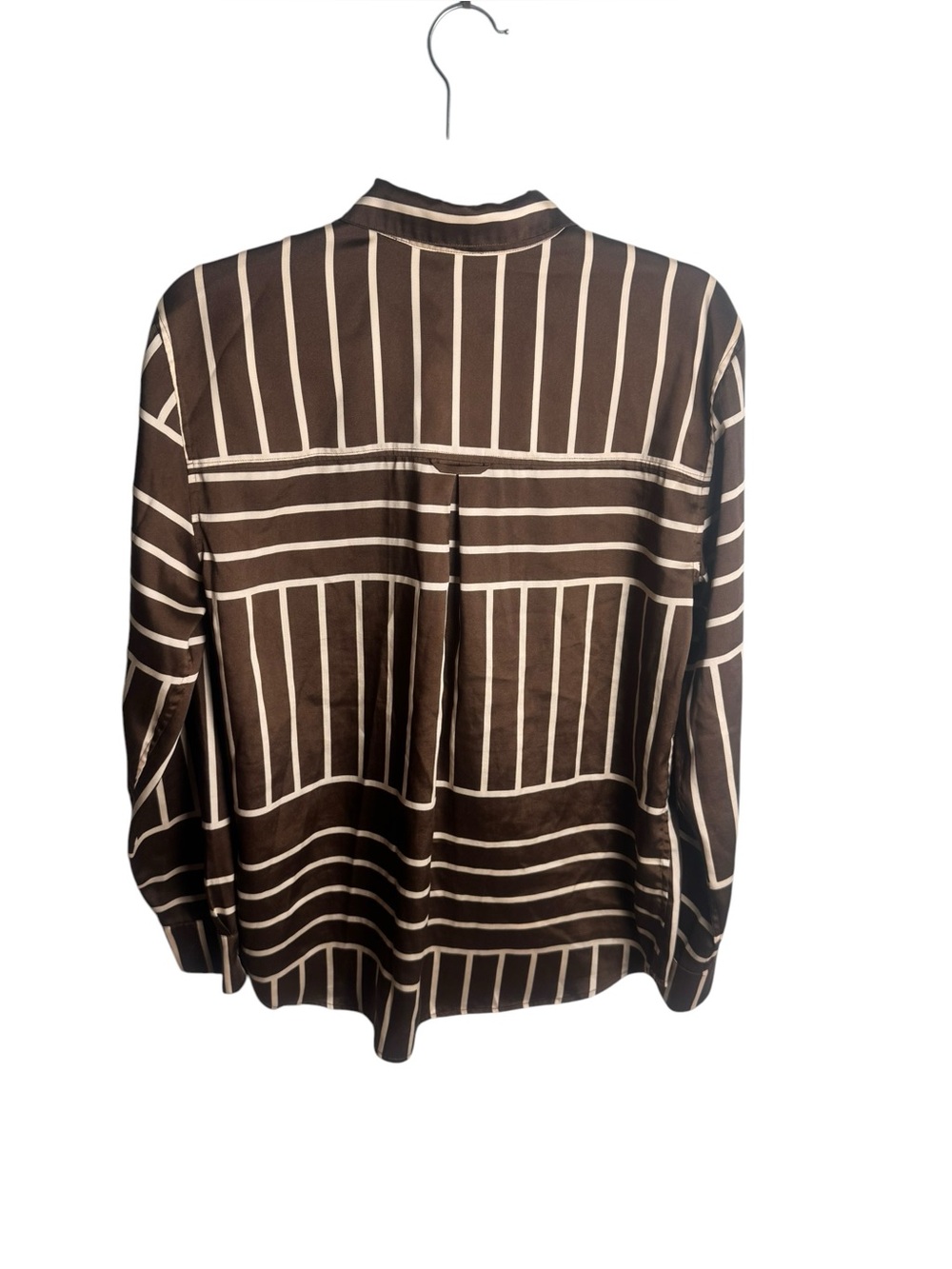 Rails Elias Shirt Brown Line Art M - Picture 3 of 5